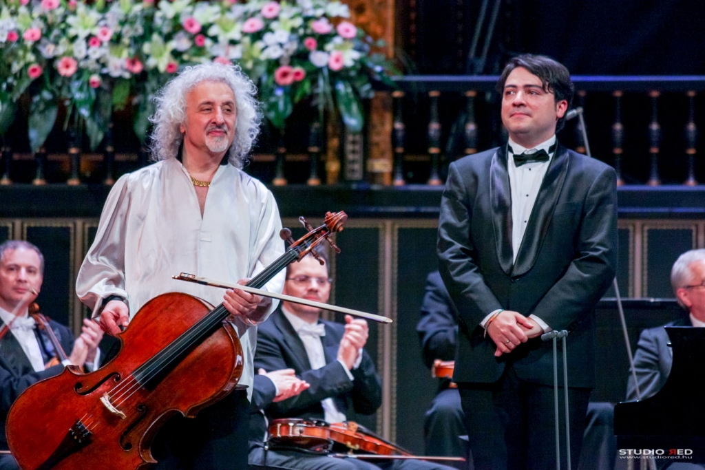 Mischa Maisky és Balázs János, Zeneakadémia, 2017 | Mischa Maisky and Balázs János, Liszt Academy, 2017